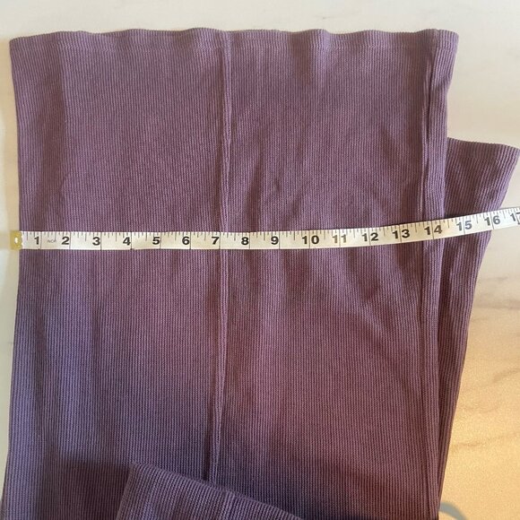 Free People Free-est Avenue Women's Ribbed Knit Jumpsuit Size S Purple One Piece - Picture 14 of 14